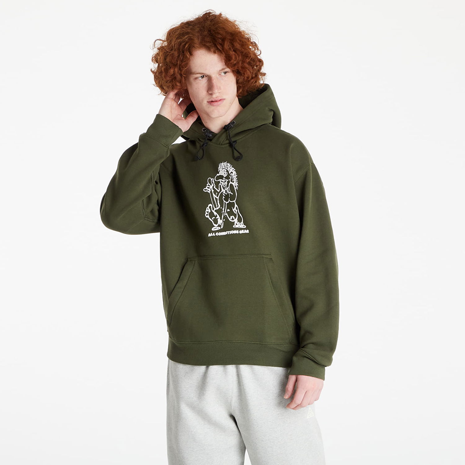 Sweatshirt Nike ACG Therma-Fit Fleece Troll Grön | DJ1430-325, 0