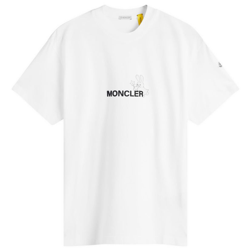 T-shirt Moncler Genius x FRGMT Logo T-Shirt, Size Small Vit | 8C000-01-M3265-001
