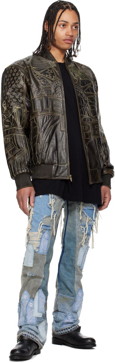 Bomberjacka Who Decides War Who Decides War Pelle Pelle Edition Monument Leather Jacket Brun | 1131480017SS25, 3