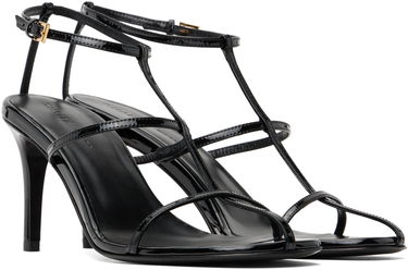 Tillbehör Khaite KHAITE Cage Heeled Sandals Svart | F3083-938, 3