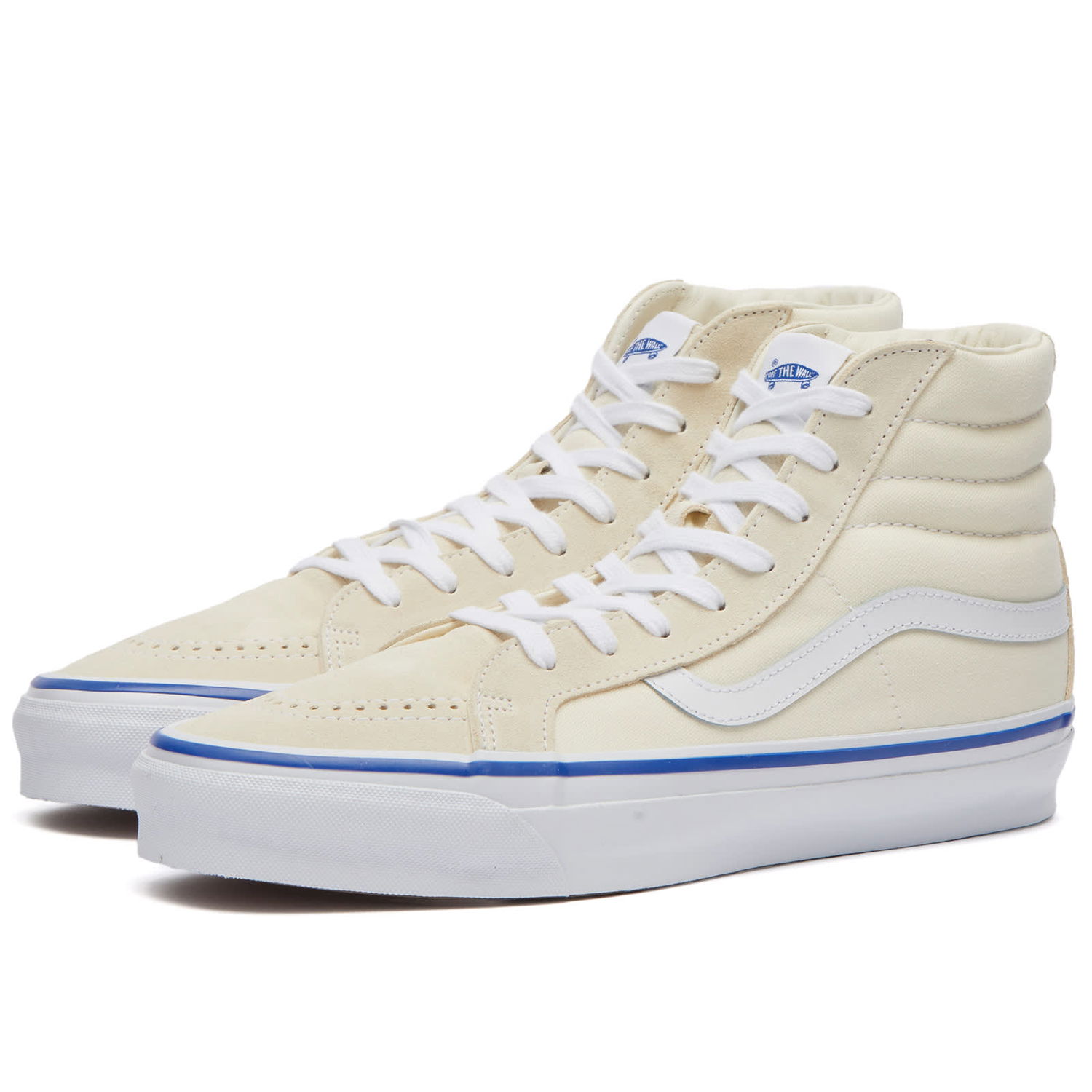 Sneakers och skor Vans Men's Sk8-Hi Reissue 38 Sneakers in Lx Off White, Size UK 10 | END. Clothing Beige | VN000CR0OFW, 0