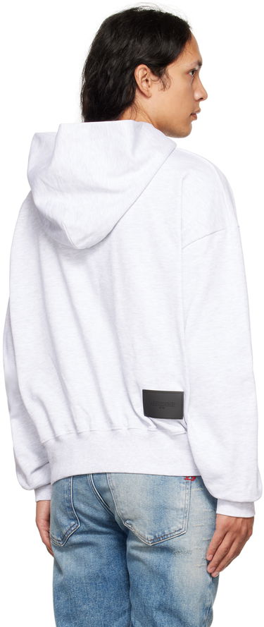 Sweatshirt We11done We11done Print Hoodie Grå | WD-TH3-22-807-U-GY, 2