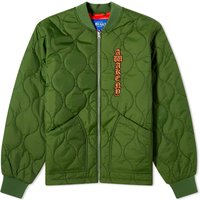 Jacka Awake NY Cobra Quilted Bomber Jacket Grön | AWK-FW23-OT003-FST, 1