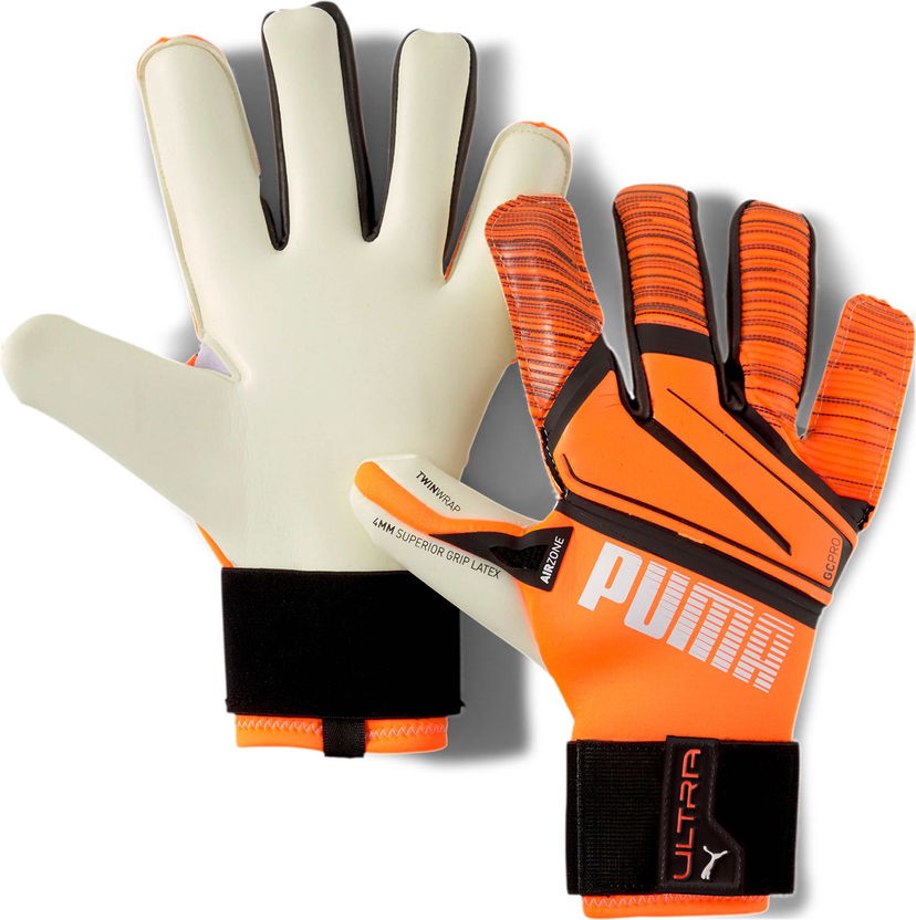 Handskar Puma ULTRA Grip 1 Hybrid Pro Goalkeeper Gloves Orange | 04169601