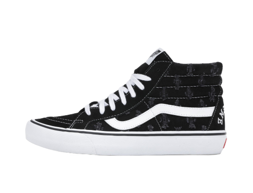 Skateboarding Vans Sk8-Hi Supreme Hole Punch Denim Black Svart | VN0A38Z32DC