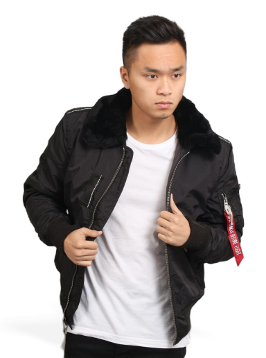 Bomberjacka Alpha Industries Injector III Svart | 143104 03