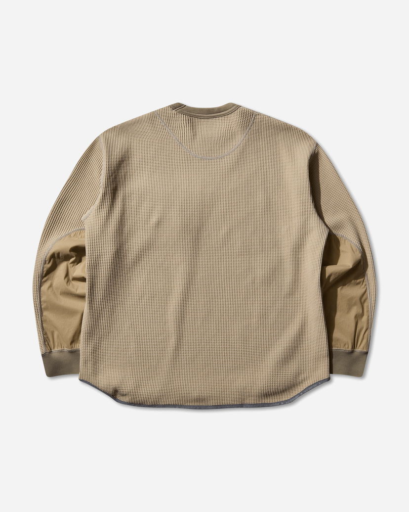 Skjorta and wander PE Waffle Longsleeve Top Beige | 5745284084 040