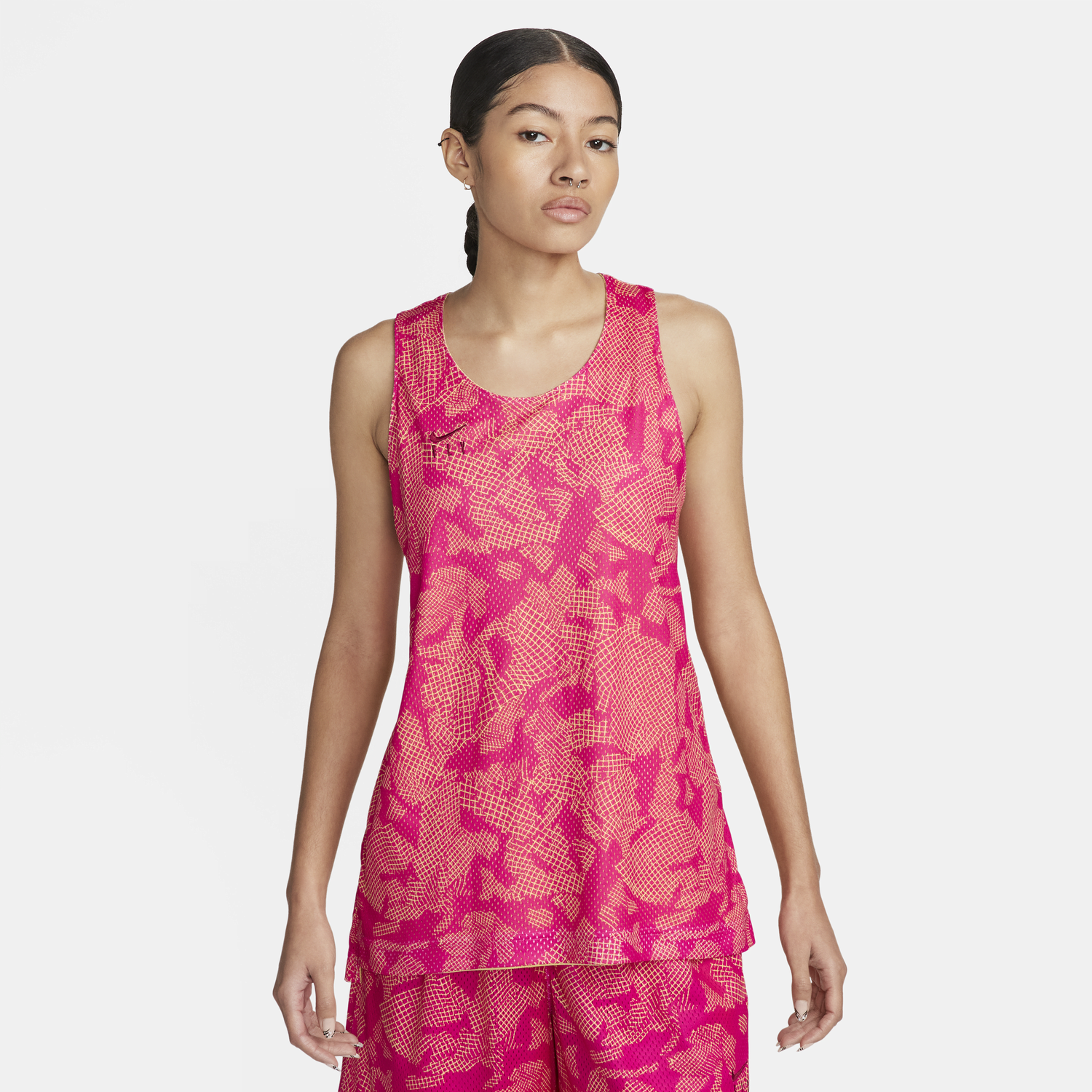 Linne Nike basketbalové Swoosh Fly Dri-FIT Rosa | FN8484-739, 0
