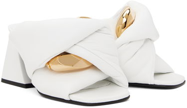 Sneakers och skor JW Anderson JW Anderson Chain Twist Mules Vit | ANW40090A, 3