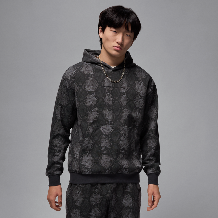 Sweatshirt Jordan Jordan Sport Hoop Fleece Dri-FIT Print Hoodie Svart | HF9894-010