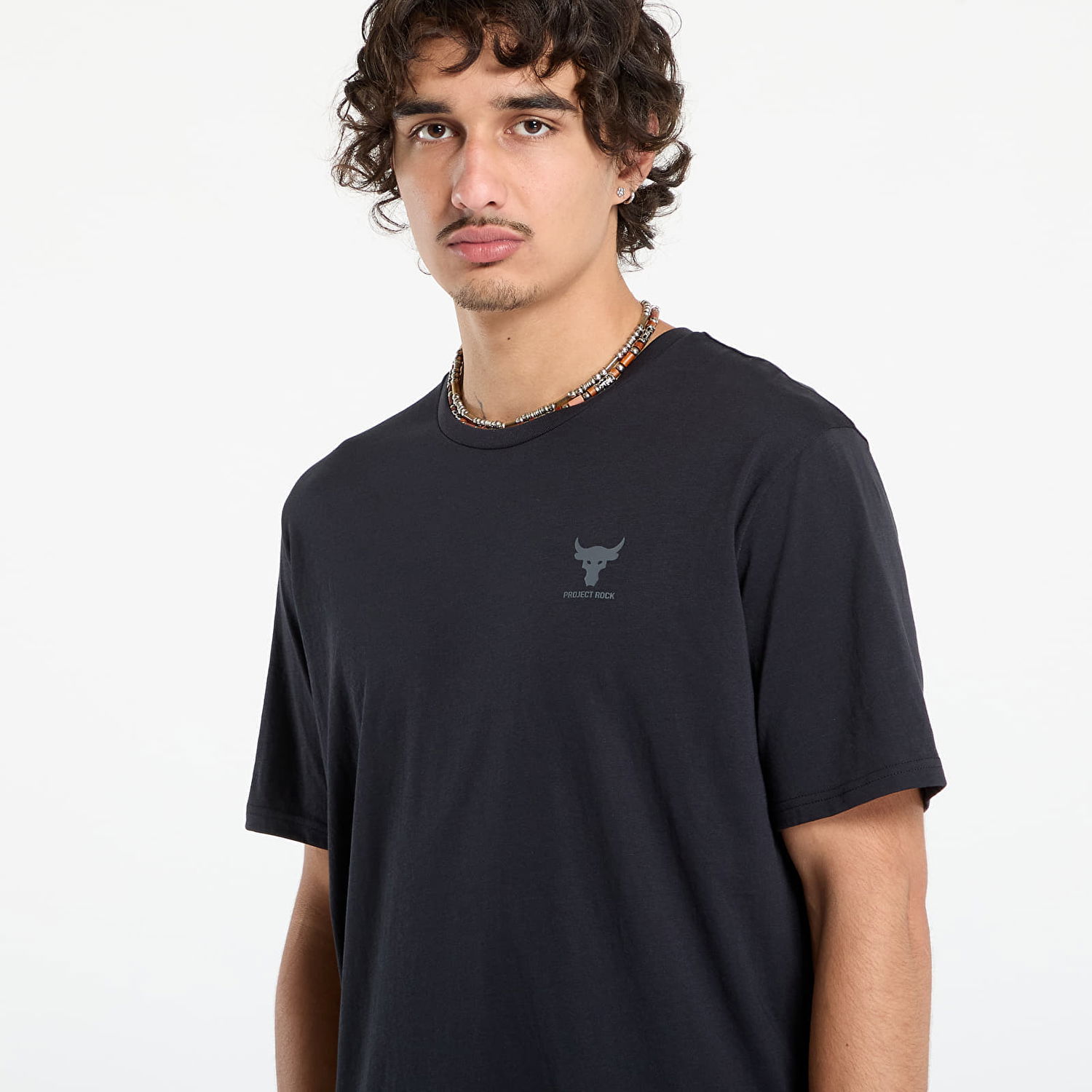 T-shirt Under Armour Project Rock Simple Branded Tee Svart | 1387797-002, 1
