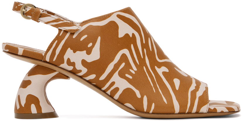Tillbehör Dries Van Noten Dries Van Noten Open Toe Heeled Sandals Brun | WS241-663-554