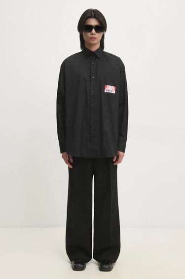 Skjorta VETEMENTS VETEMENTS For Rent Relaxed Fit Shirt Svart | UA66SH450B, 4