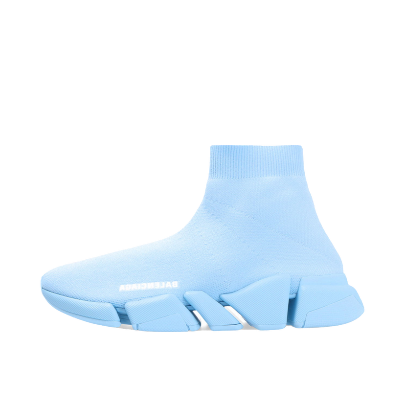 Sneakers och skor Balenciaga Speed Trainer Full Light Blue W Blå | 617196W2DB14317