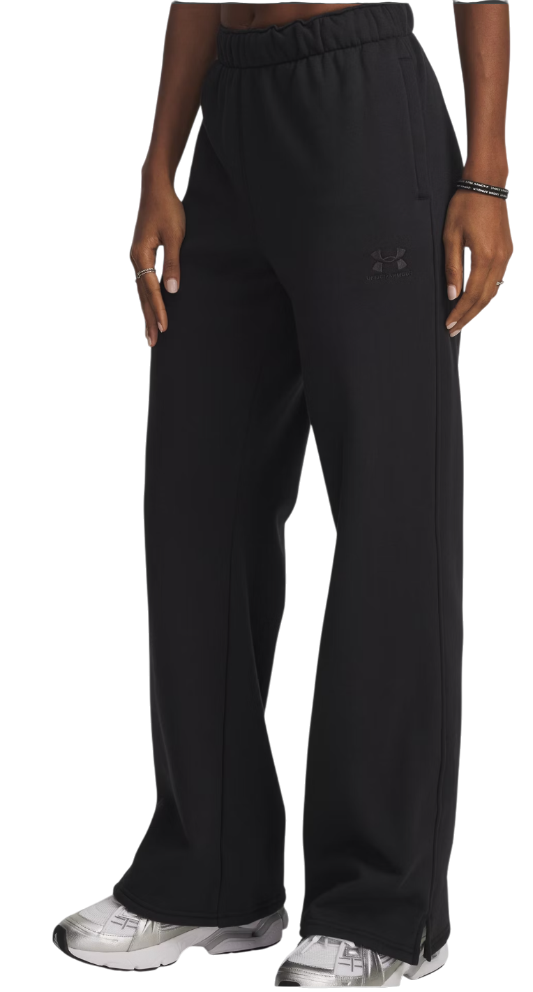 Träningsbyxor Under Armour Under Armour Icon Vida Fleece Pants Svart | 6004853-003