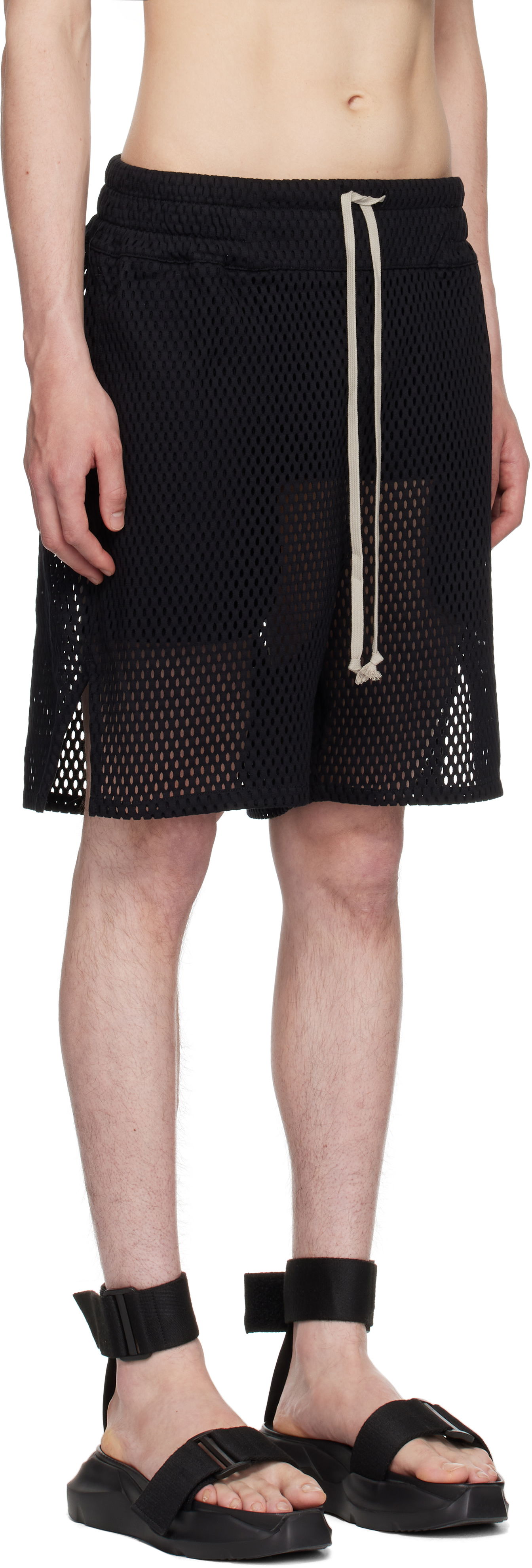 Shorts Rick Owens Rick Owens Champion Edition Mesh Shorts Svart | CM01E1682 CHONET MESH, 1