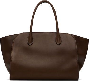 Tygpåse The Row The Row Marlo 12 Leather Tote Brun | W1802-L72, 0