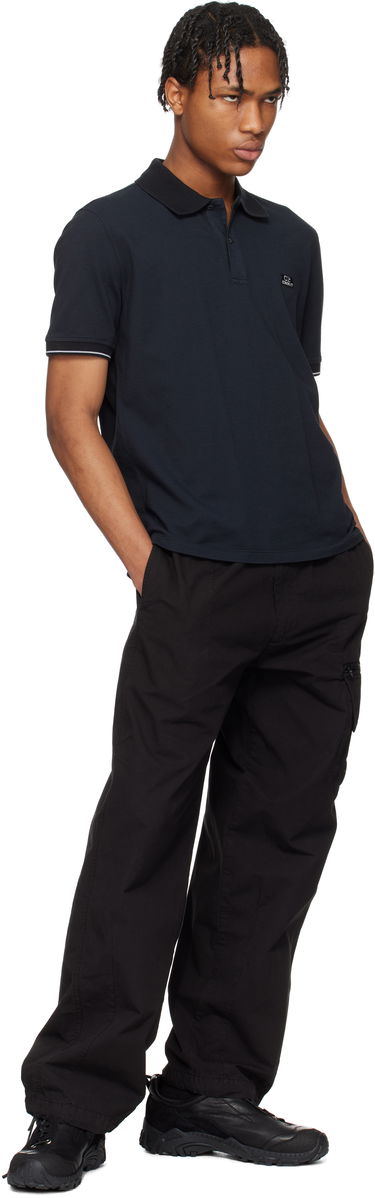 Cargo byxor C.P. Company C.P. Company Microreps Boxy Lens Cargo Pants Svart | 18CMPA094A-006475G, 3