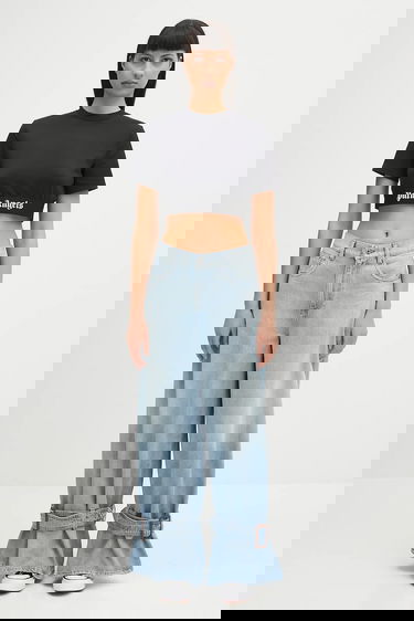 Jeans JW Anderson JW Anderson Buckled Cuff High Waist Jeans Blå | DT0109.PG1735.804, 4