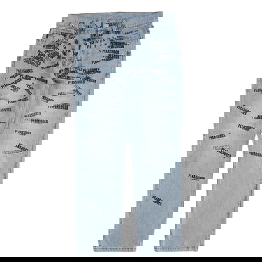 Jeans Pleasures Plop 5 Pocket Denim Washed Blue Blå | P23SP040-BLUE, 0