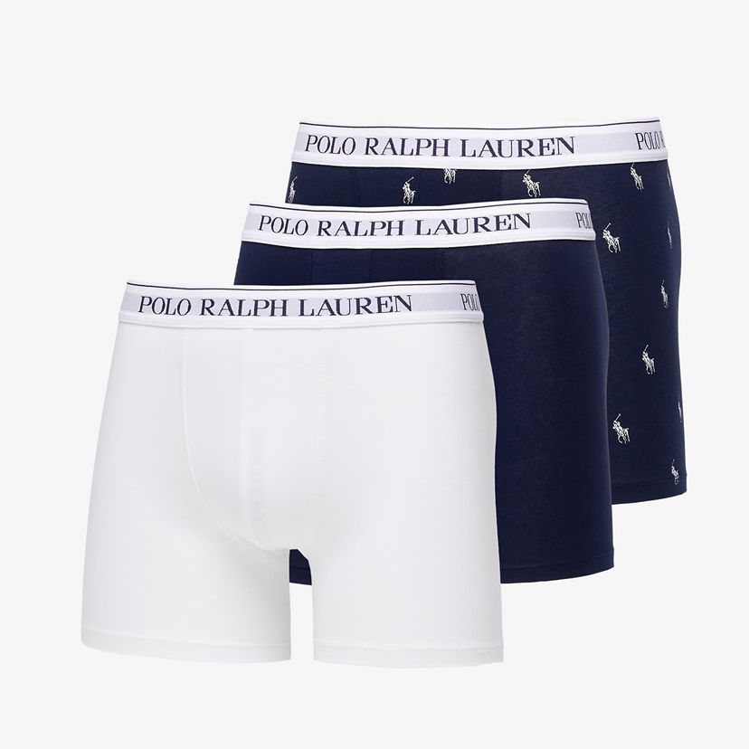 Boxare Polo by Ralph Lauren Ralph Lauren Polo Stretch Cotton Boxer Brief 3 Pack Multicolor Flerfärgad | 714830300036