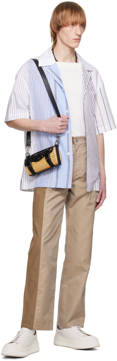 Cargo byxor Feng Chen Wang Feng Chen Wang Paneled Trousers Beige | FUS15TR02, 3