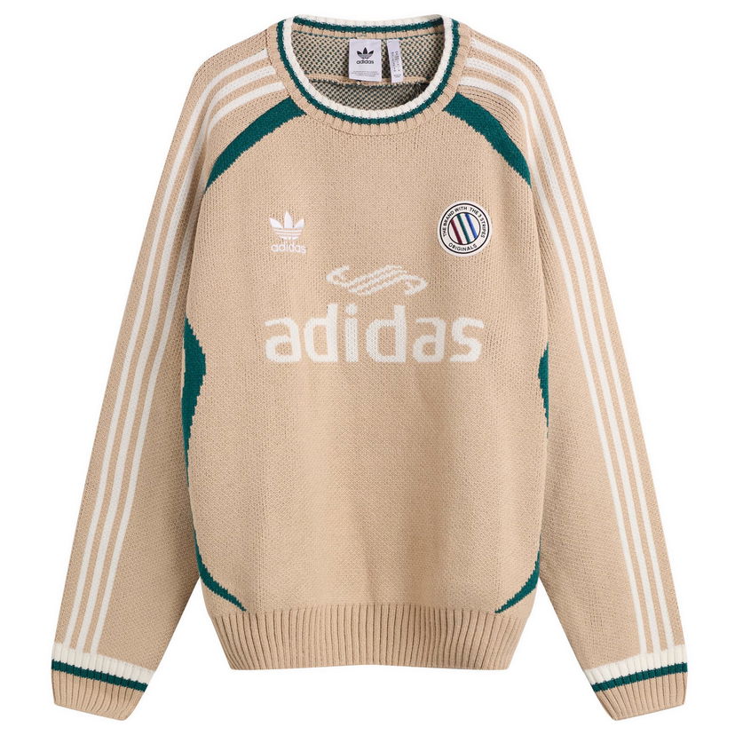 Sweater adidas Originals Adicolor Crew Knit Beige | KQ5081