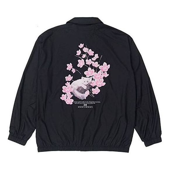 Vindjacka Li-Ning Graphic Coach Jacket Svart | AFDS943-5