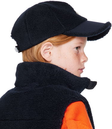 Keps Moncler Kids' Fleece Baseball Cap Blå | J29543B00024809BY, 2