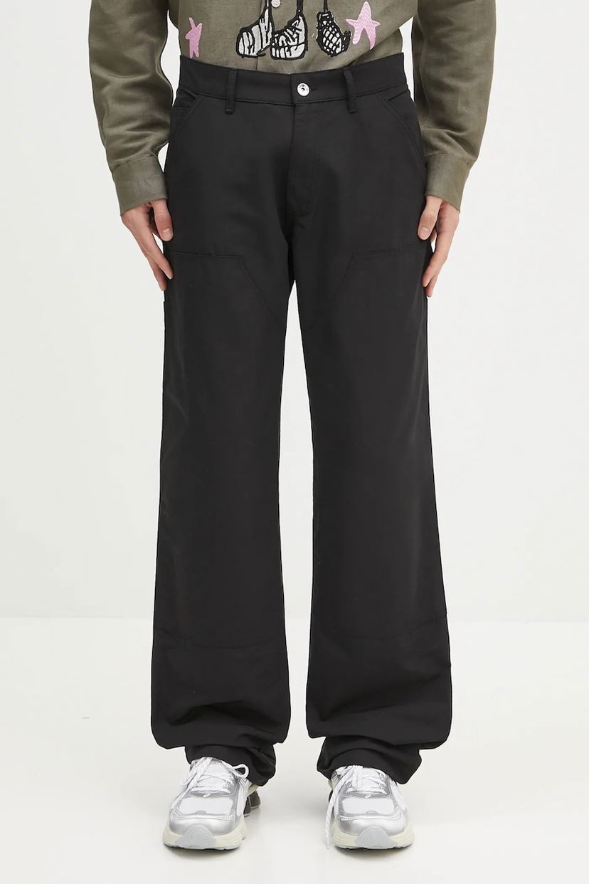Cargo byxor Sky High Farm Sky High Farm Carpenter Pants Svart | SHF07P002