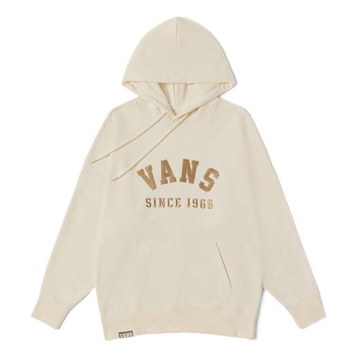 Sweatshirt Vans Prep School Logo Hoodie Beige | VN0002S93KS, 0