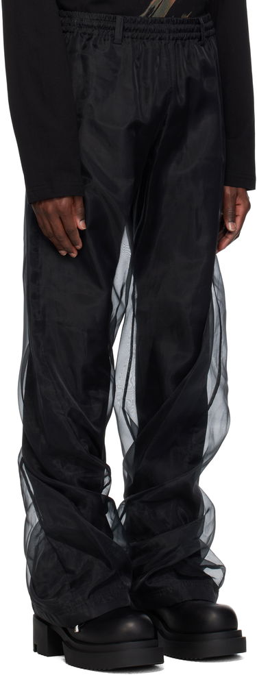 Byxor We11done We11done Layered Trousers Svart | WD-PT0-25-268-U-BK, 1
