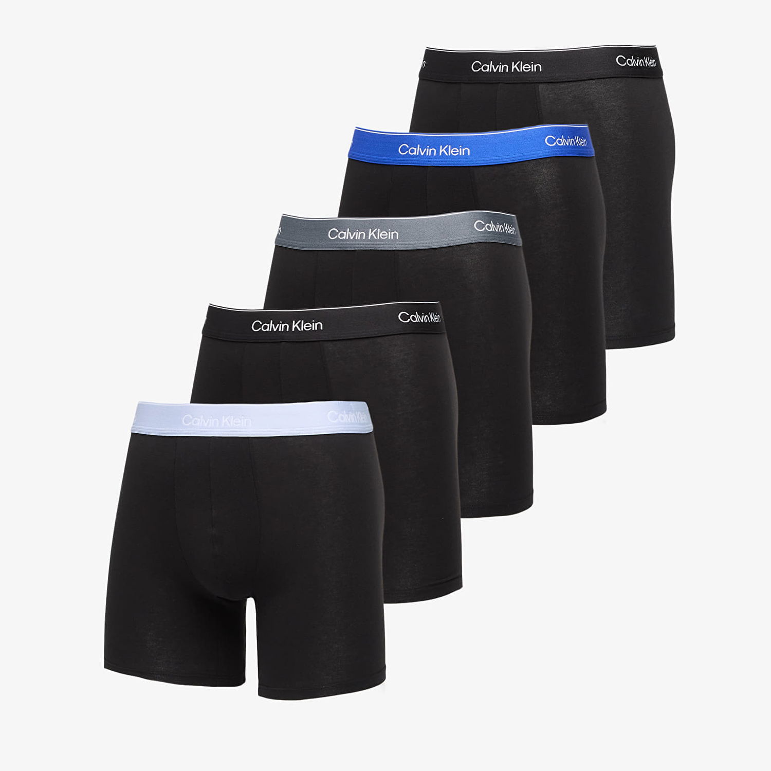 Boxare CALVIN KLEIN Boxer Brief 5-Pack Svart | LV00NB4395 0GN, 0