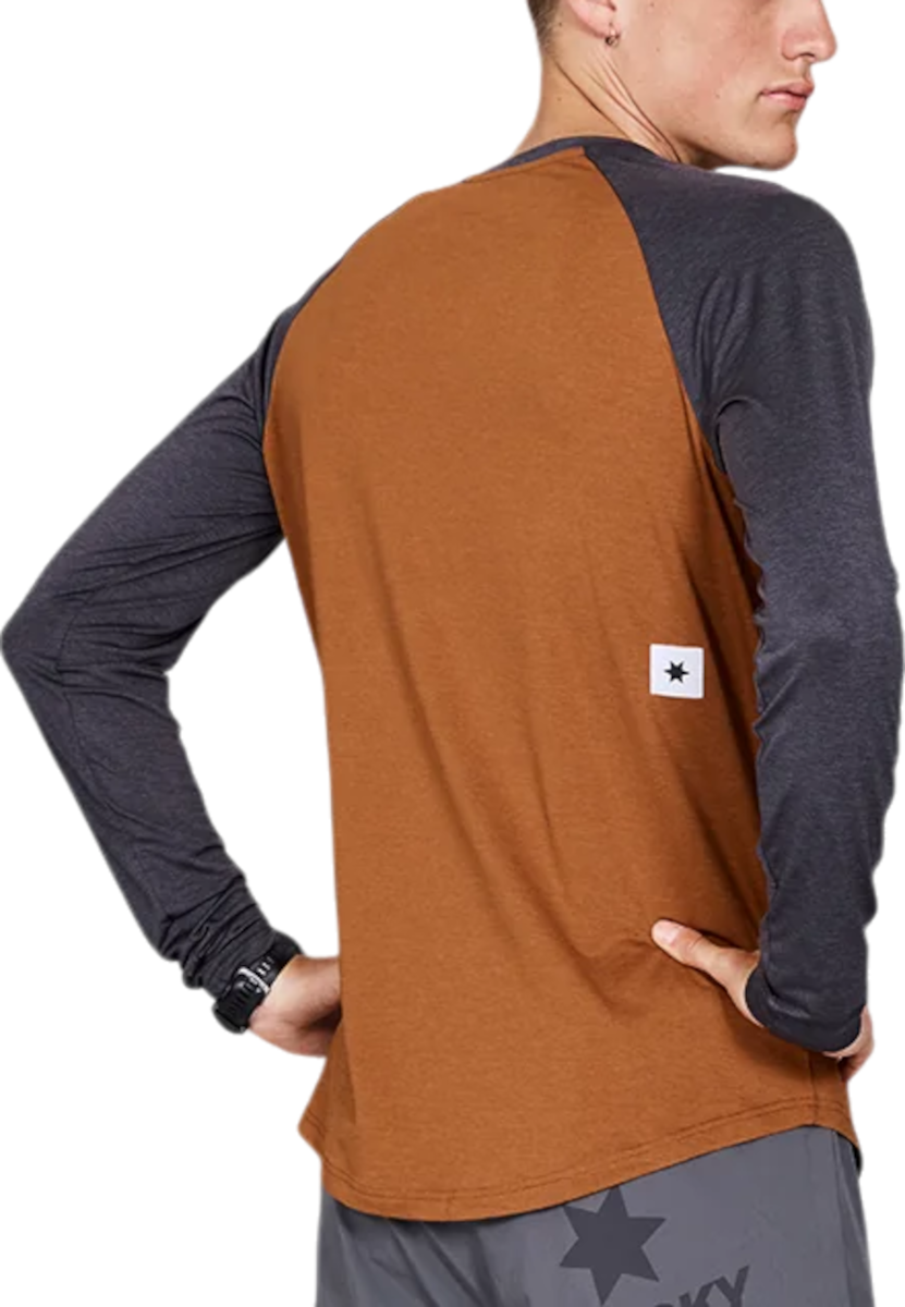 T-shirt Saysky Saysky Logo Pace Long Sleeve T-Shirt Brun | mmrls21c4005, 1