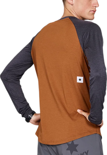 T-shirt Saysky Saysky Logo Pace Long Sleeve T-Shirt Brun | mmrls21c4005, 1