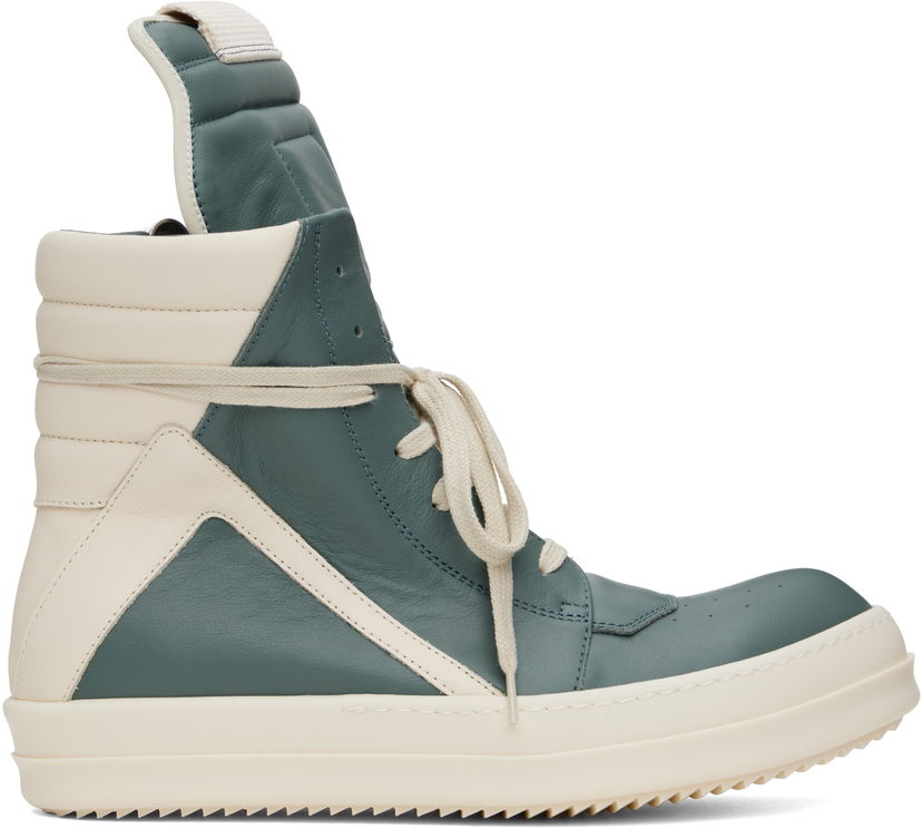 Sneakers och skor Rick Owens Rick Owens Hollywood Geobasket Grön | RU01E5894 LCO