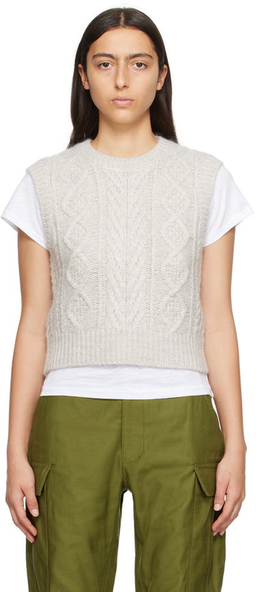 Sweater rag & bone rag & bone Brody Knit Vest Grå | WAS23F035SL35, 0