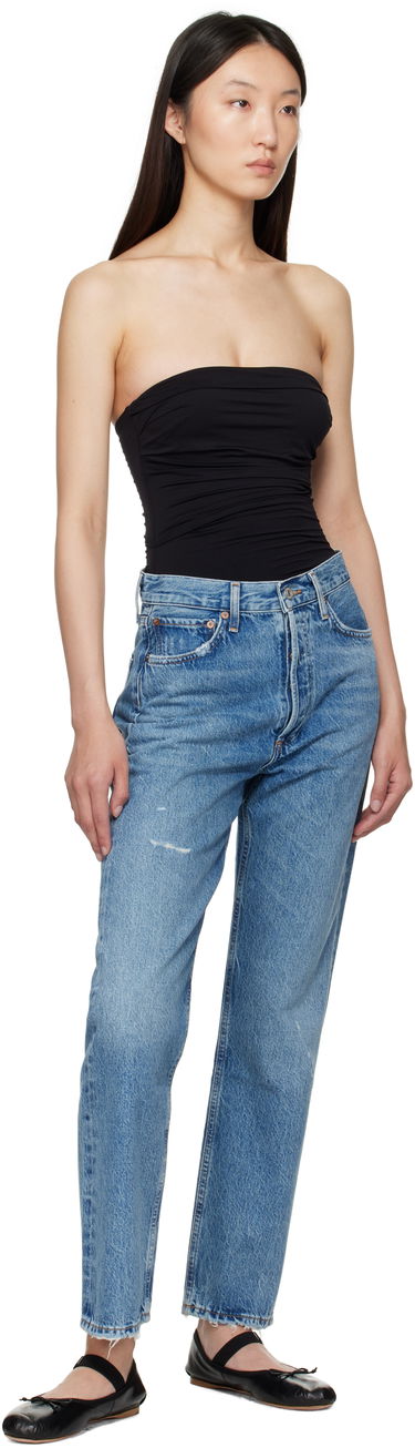 Kropp AGOLDE AGOLDE Gwyneth Strapless Bodysuit Svart | A7342-1460, 4