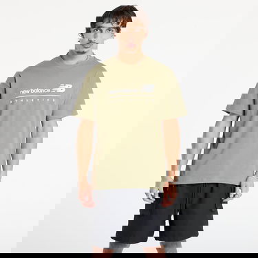 T-shirt New Balance Athletics T-shirt Grön | NBMT53525DEK, 3