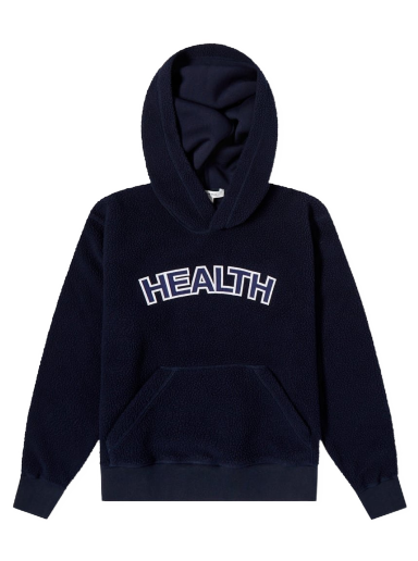 Sweatshirt Sporty & Rich Health Sherpa Hoodie Mörkblå | HO664NA