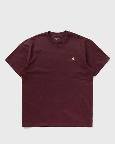 T-shirt Carhartt WIP American Script T-Shirt Bourgogne | I029956-33K.XX, 2