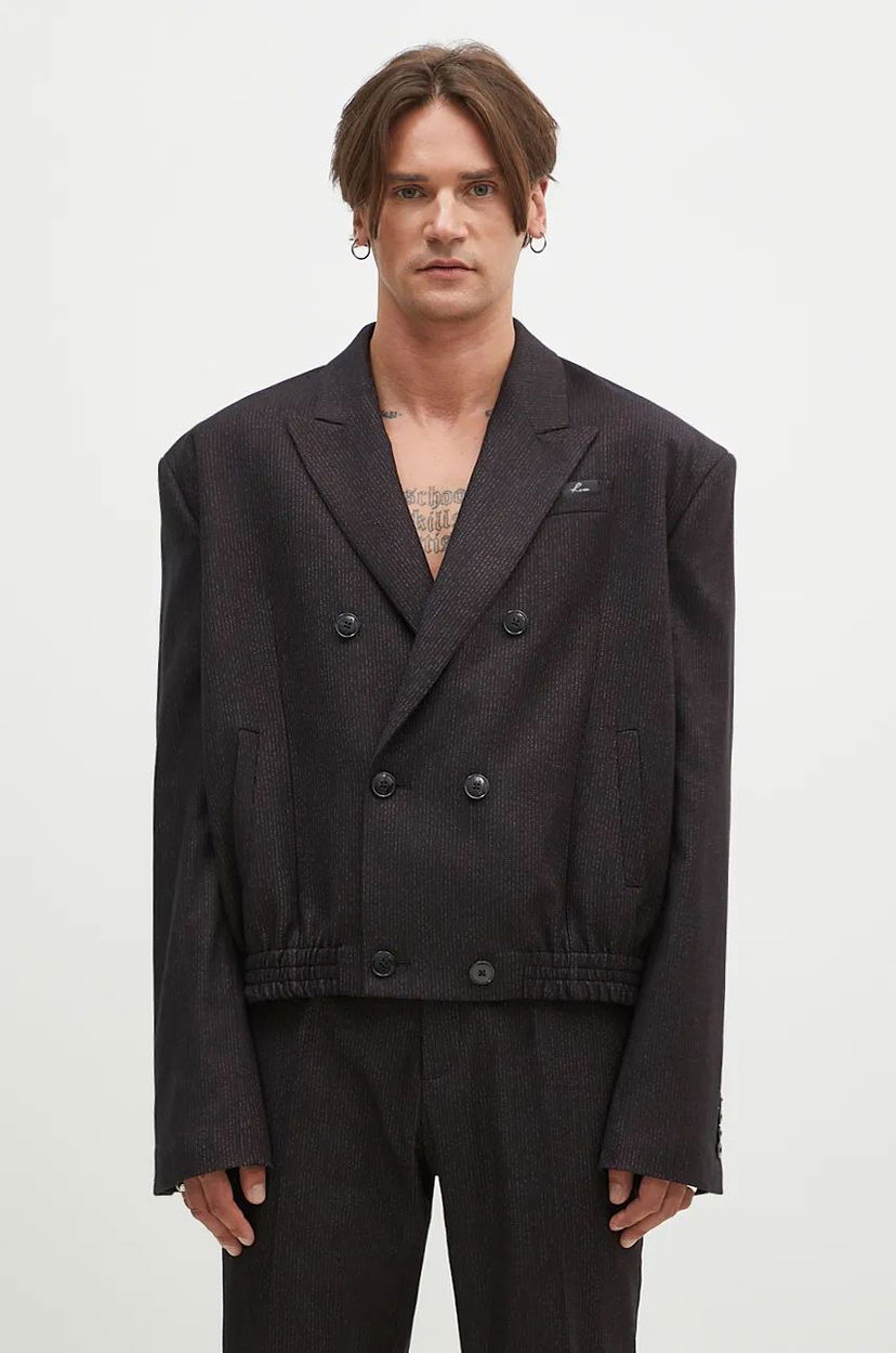 Jacka Martine Rose Elasticated Db Tailored Jacket Svart | 349WT06007