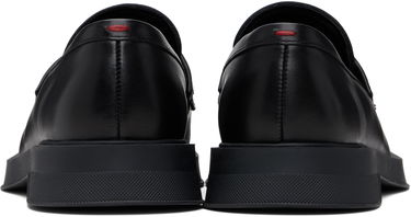 Sneakers och skor BOSS Hugo Embroidered-Logo Loafers Svart | 50548486, 1