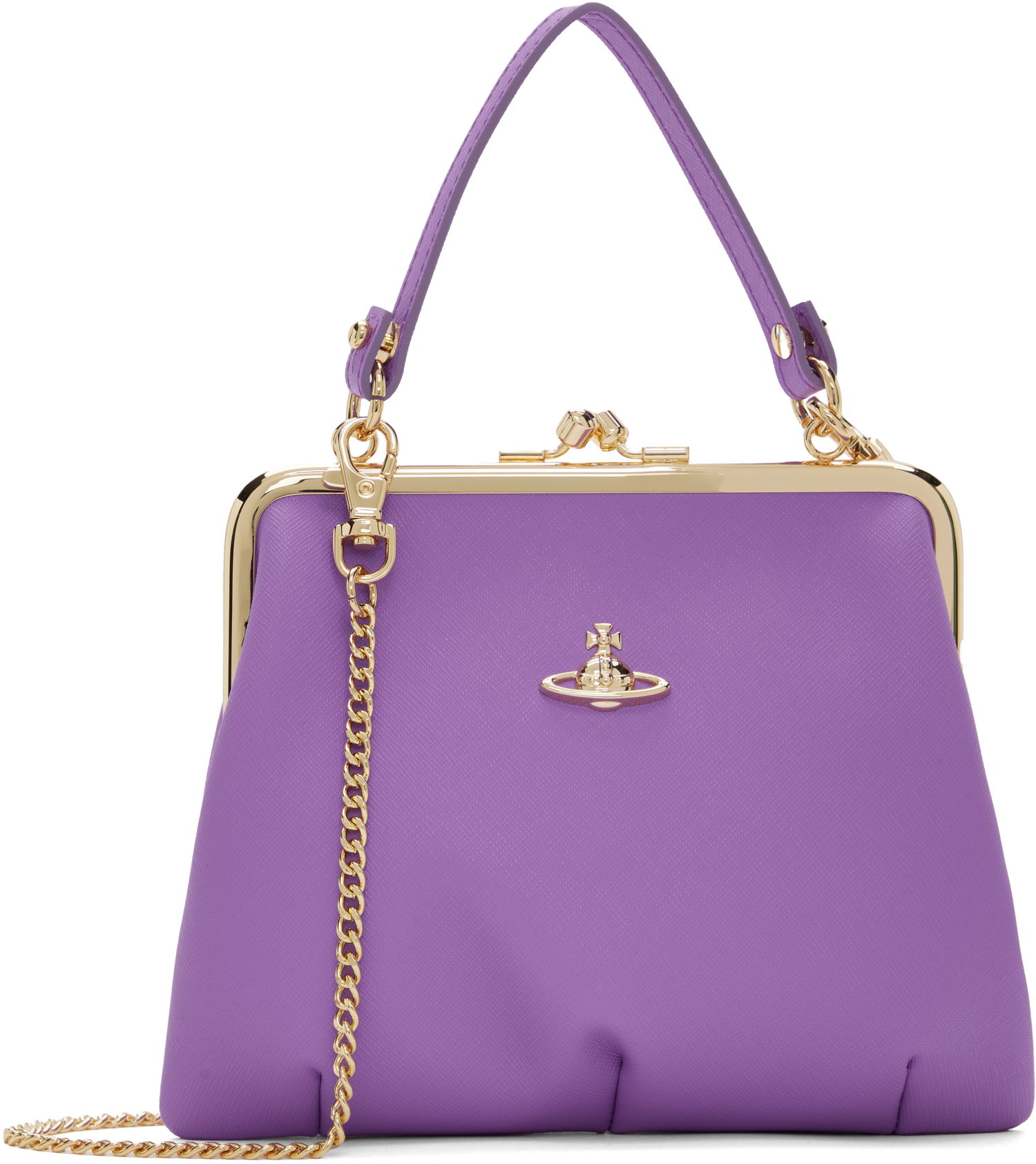 Handväska Vivienne Westwood Granny Frame Bag Purpur | 4B010007W-S000B-, 0