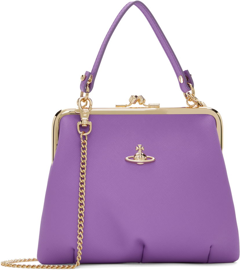 Handväska Vivienne Westwood Granny Frame Bag Purpur | 4B010007W-S000B-