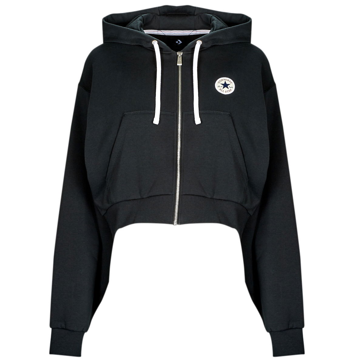 Sweatshirt Converse Retro Chuck Hoodie Svart | 10025888-A01, 0