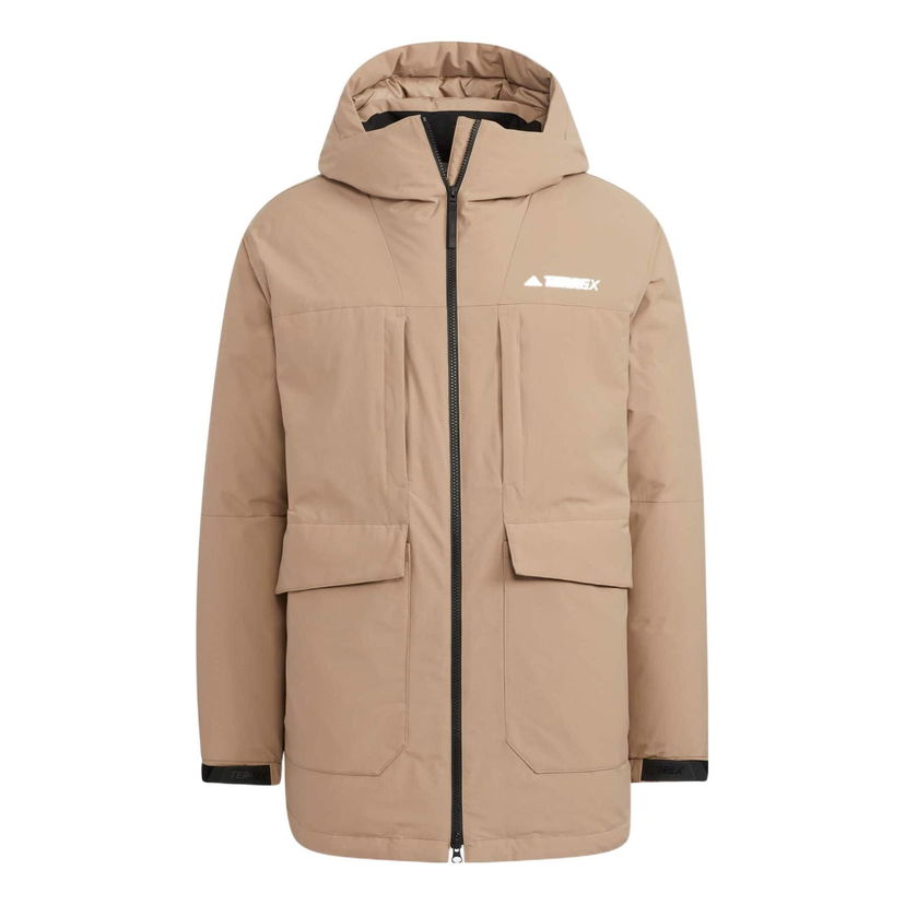Parkas adidas Performance Terrex Mid Down Jacket Beige | HR8445