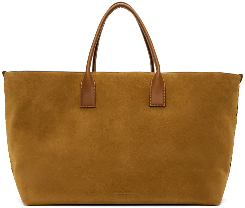 Tygpåse Bottega Veneta Large Cabat Tote Bag Brun | 795643 V09C5