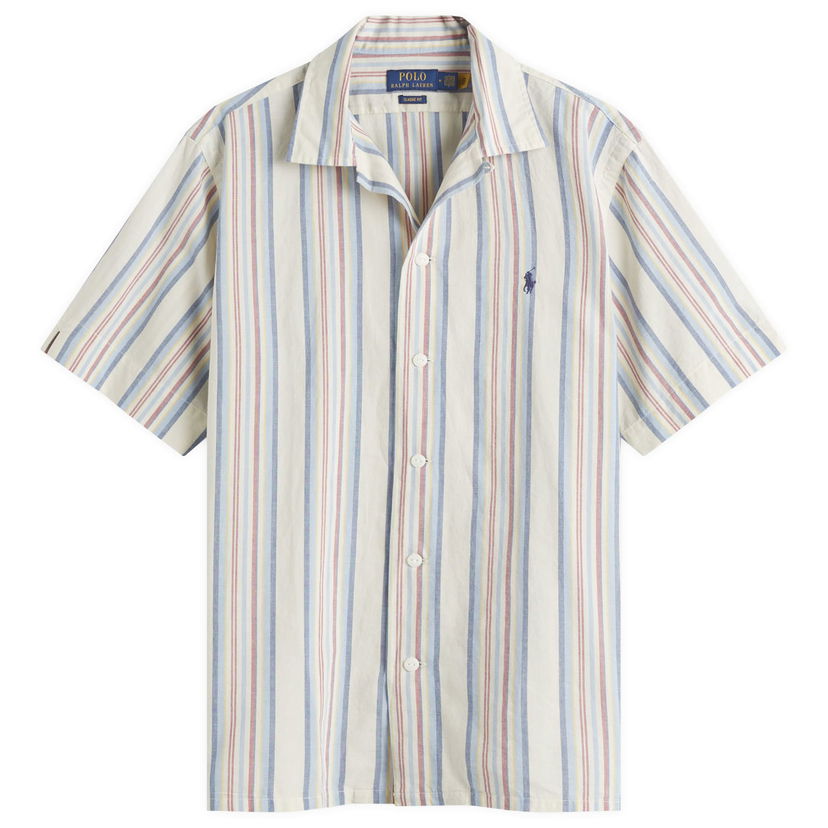 Skjorta Polo by Ralph Lauren Ralph Lauren Classic Fit Stripe Vacation Shirt Beige | 710965813001