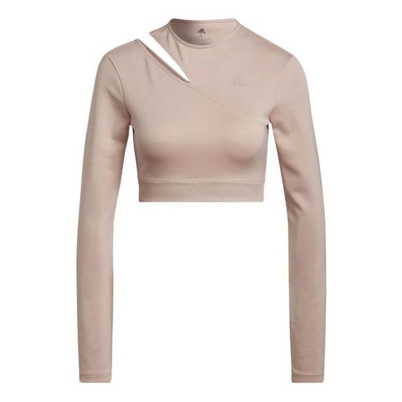 Crop top adidas Originals Solid Color Long Sleeve Crop Top Rosa | HM3181